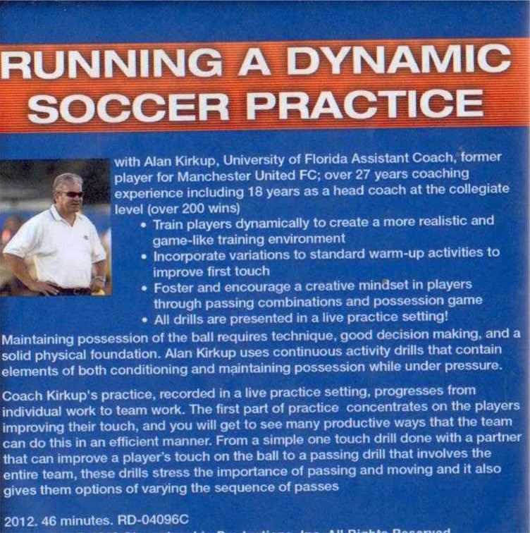 (Rental)-Running a Dynamic Soccer Practice