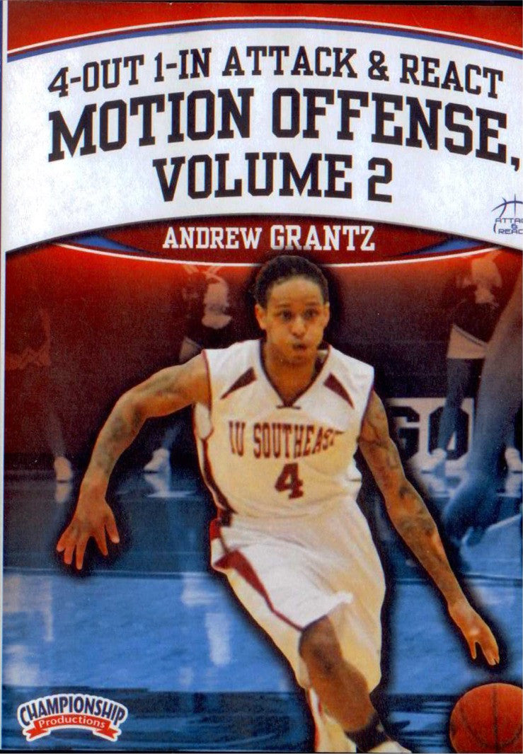 Attack & React Motion Offense Volume 2 by Andrew Grantz Instructional Basketball Coaching Video
