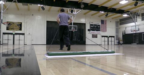 how to clean a slippery basketball floor