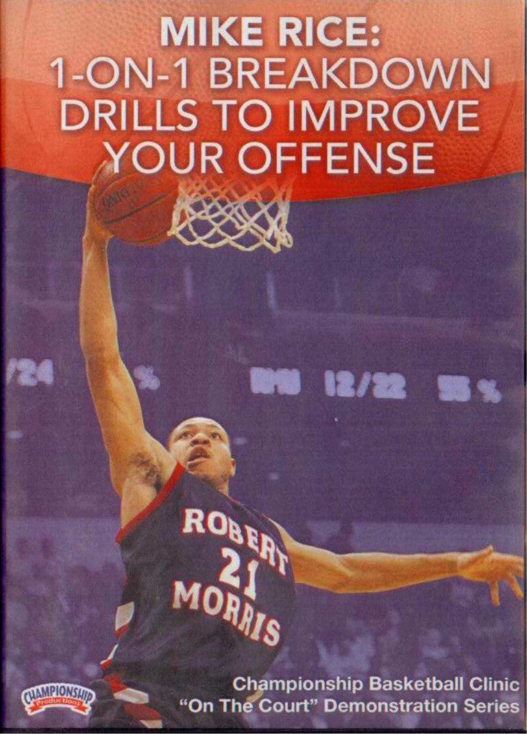 Mike Rice: 1--on--1 Breakdown Drills To Improve Your Offense by Leon Rice Instructional Basketball Coaching Video