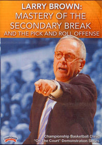 Thumbnail for Mastery Of The Secondary Break & Pick & Roll Offfense by Larry Brown Instructional Basketball Coaching Video