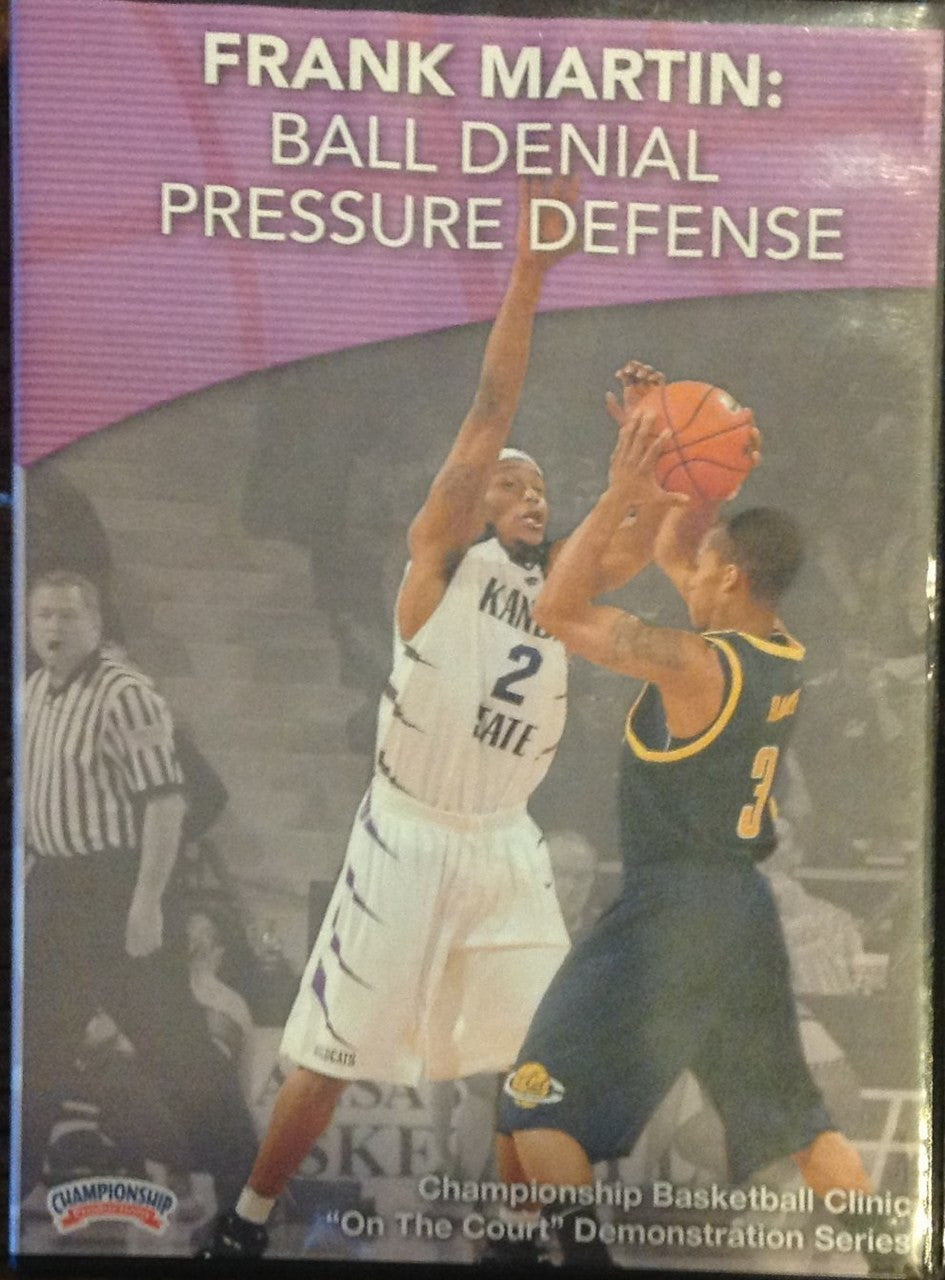 Ball Denial Pressure Defense by Frank Martin Instructional Basketball Coaching Video