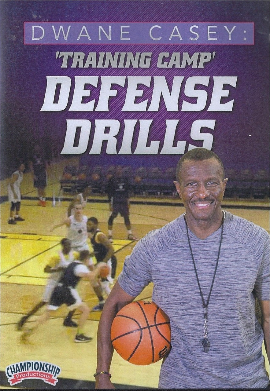 Training Camp Defensive Drills by Dwane Casey Instructional Basketball Coaching Video