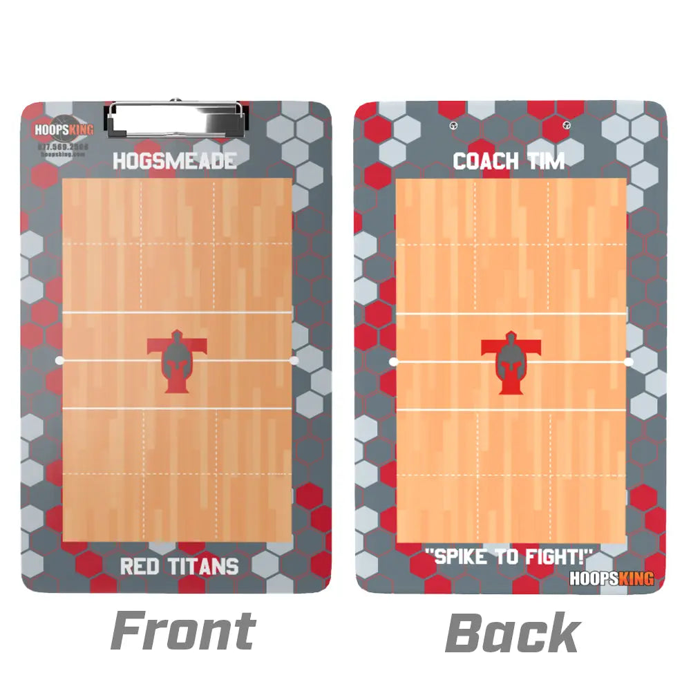 custom volleyball clipboard