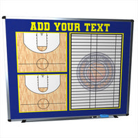 Thumbnail for Basketball Wall Mounted Locker Room Magnetic Whiteboard