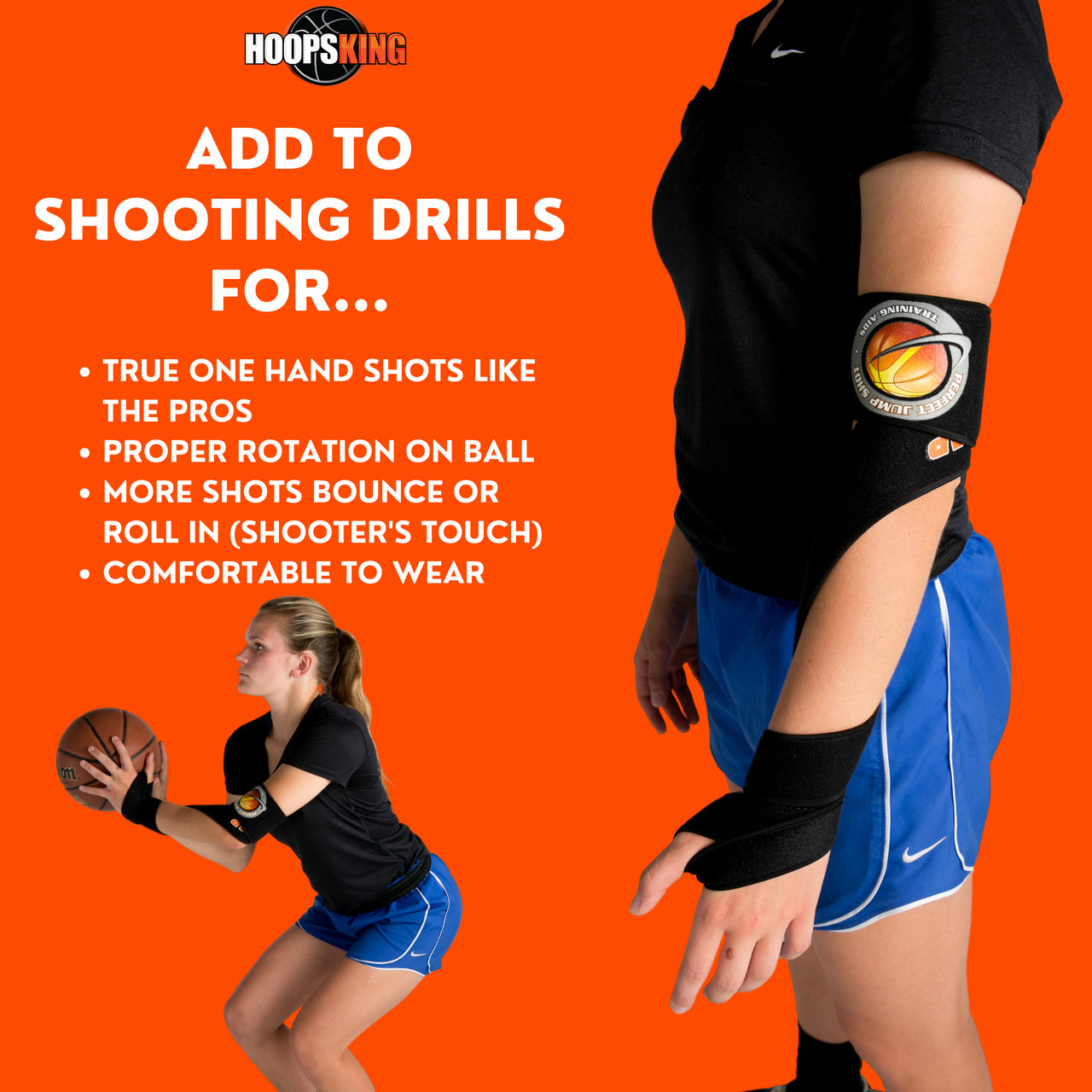 Basketball Off Hand Shooting Aid