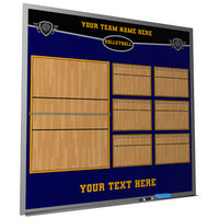 Thumbnail for custom volleyball whiteboard magnetic locker room coaching