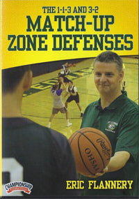 Thumbnail for The 1-1-3 & 3-2 Match Up Zone Defenses by Eric Flannery Instructional Basketball Coaching Video