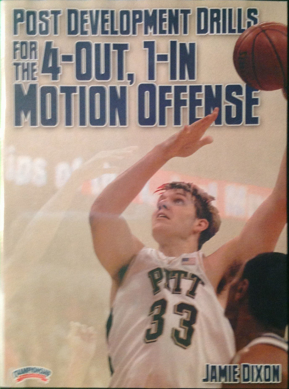 Post Development Drills For The 4--out, 1--in Motion by Jamie Dixon Instructional Basketball Coaching Video