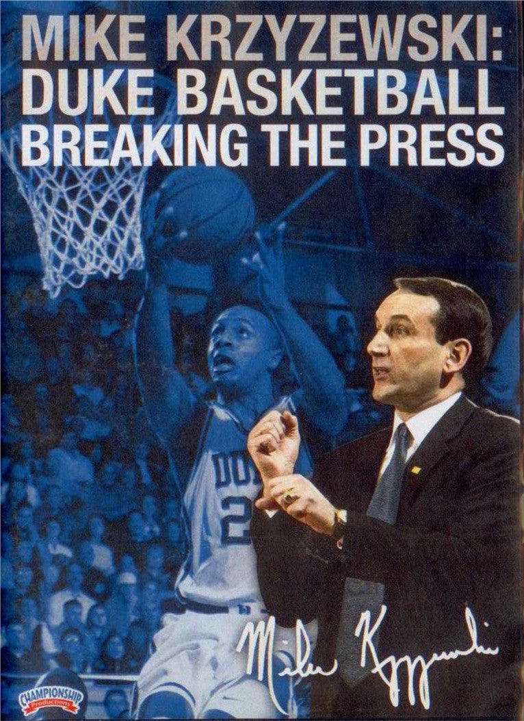Breaking The Press by Mike Krzyzewski Instructional Basketball Coaching Video