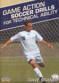 Thumbnail for Game Action Soccer Drills for Technical Ability by Dave Brandt Instructional Soccerl Coaching Video