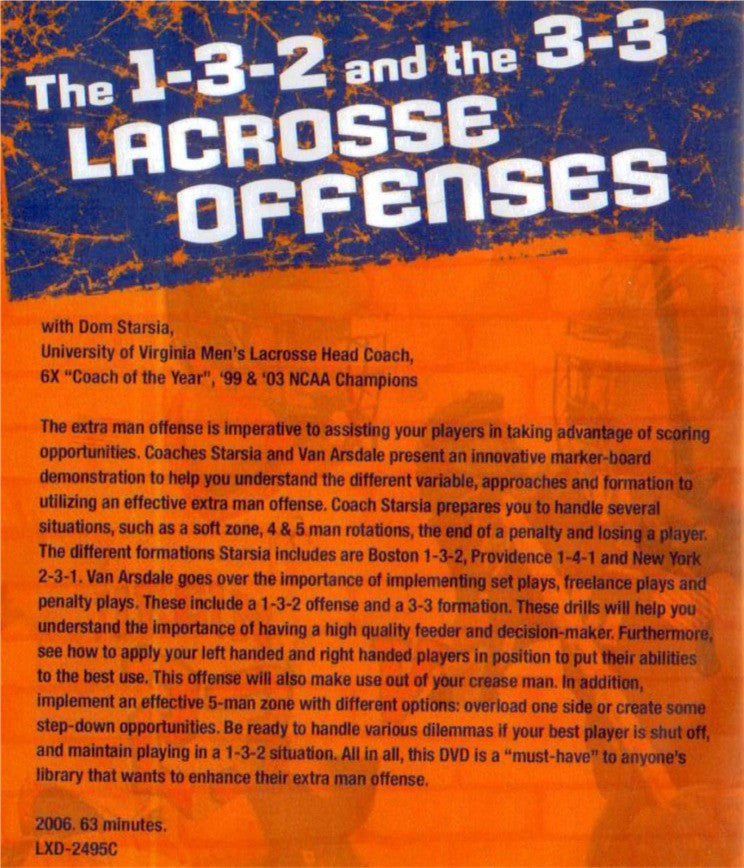(Rental)-1-3-2 and the 3-3 Lacrosse Offenses