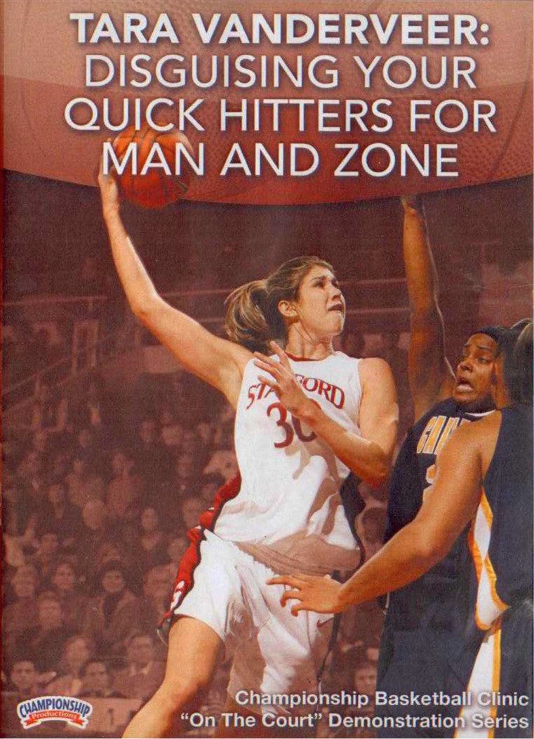 Quick Hitters Vs. Man & Zone Defenses by Tara VanDerVeer Instructional Basketball Coaching Video
