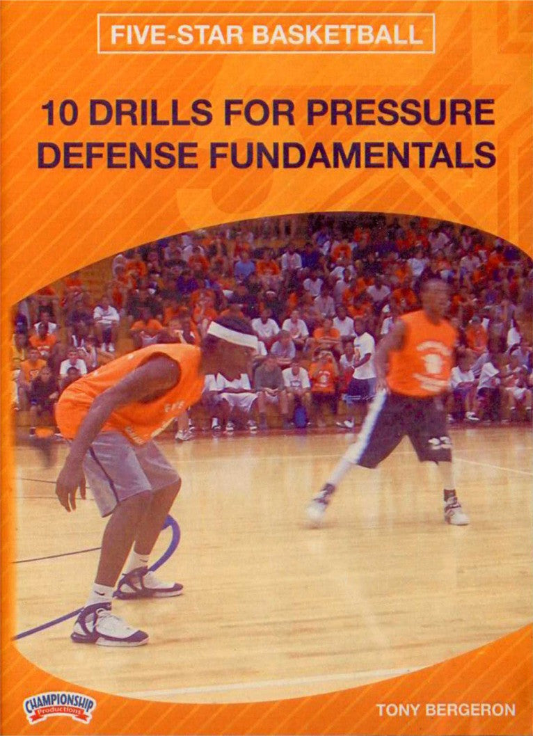 10 Drills For Pressure Defense by Tony Bergeron Instructional Basketball Coaching Video