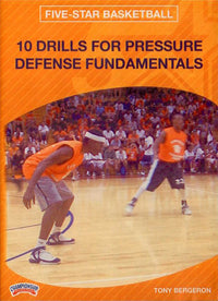Thumbnail for 10 Drills For Pressure Defense by Tony Bergeron Instructional Basketball Coaching Video