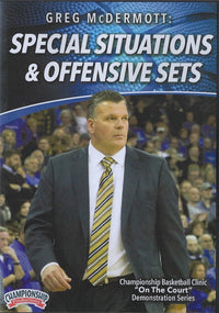 Thumbnail for Special Situations & Offensive Sets by Greg McDermott Instructional Basketball Coaching Video