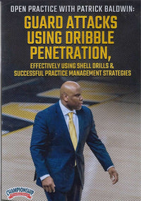 Thumbnail for Guard Attacks Using Dribble Penetration & Shell Drills by Patrick Baldwin Instructional Basketball Coaching Video