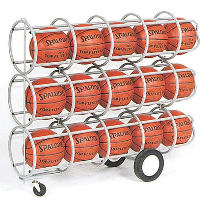 Lockable Basketball Storage Rack
