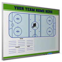 Thumbnail for Ice Hockey Wall Mounted Locker Room Magnetic Whiteboard