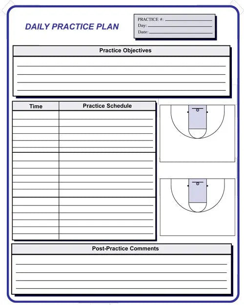 Basketball coaching forms