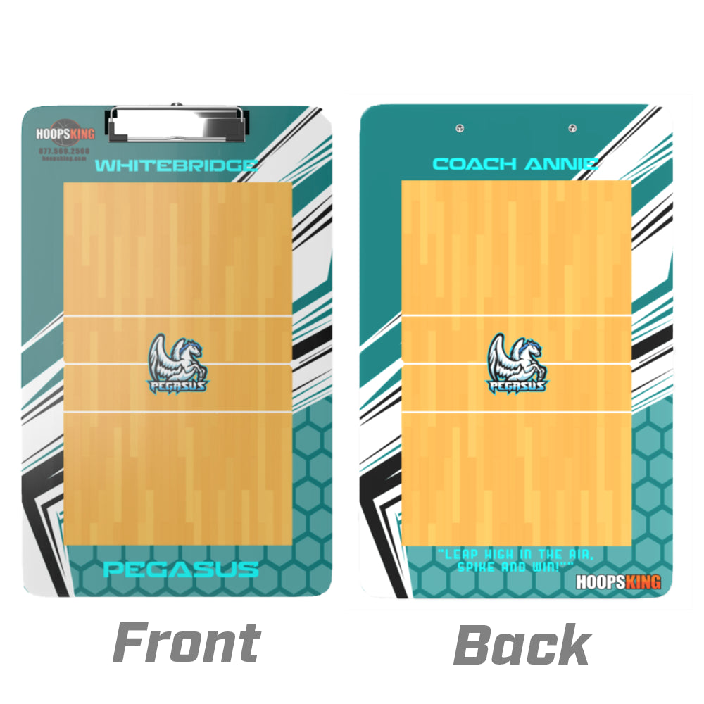 custom volleyball dry erase board gift coach