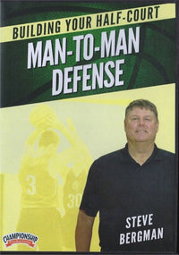 Thumbnail for Building Your Half  Court Man To Man Defense by Steve Bergman Instructional Basketball Coaching Video