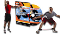Thumbnail for The MVP Vertical Jump Program Elite System contains lateral resistance bands, vertical jump resistance bands, and the MVP 2.0 DVD.