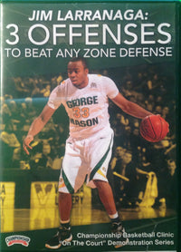 Thumbnail for 3 Zone Offenses To Beat Any Zone Defense by Jim Larranaga Instructional Basketball Coaching Video