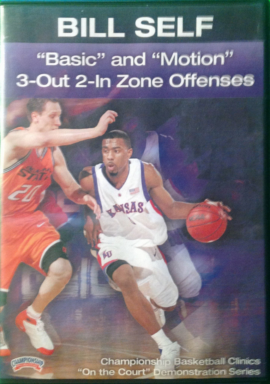 "basic" And "motion" 3--out 2--in Zone by Bill Self Instructional Basketball Coaching Video