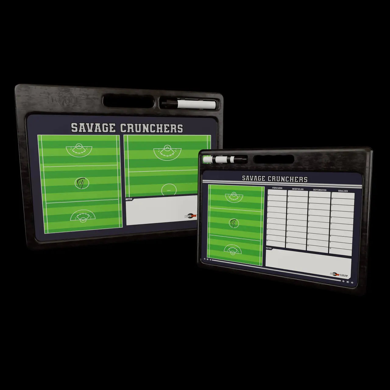 custom lacrosse clipboard 2 sided handle