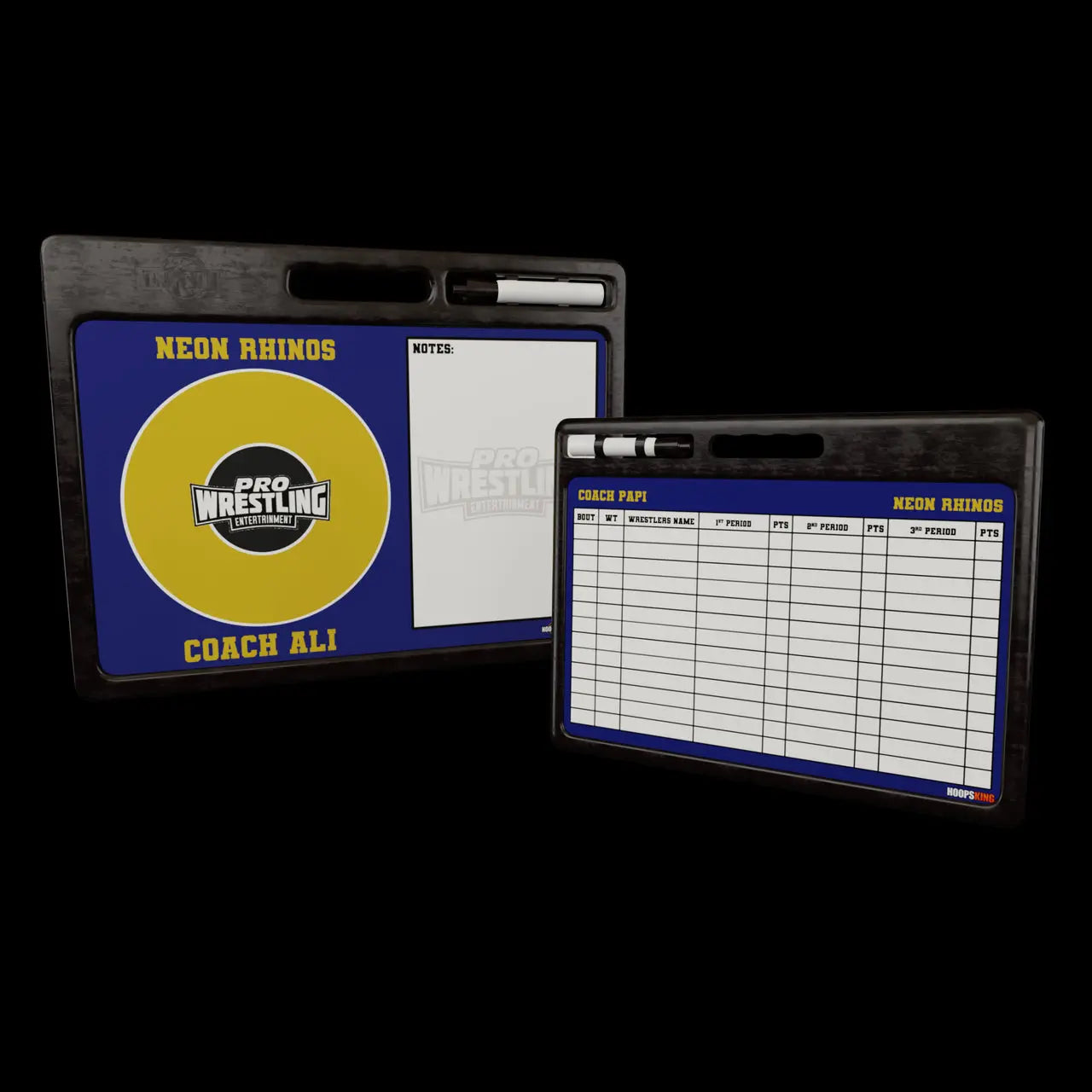 custom wrestling whiteboard dry erase clipboard gift