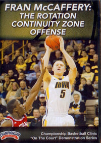 Thumbnail for Rotation Continuity Zone Offense by Fran McCaffery Instructional Basketball Coaching Video