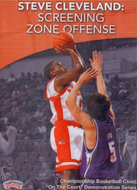 Thumbnail for Screening Zone Offense by Steve Cleveland Instructional Basketball Coaching Video