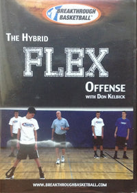 Thumbnail for The Hybrid Flex Offense by Don Kelbick Instructional Basketball Coaching Video