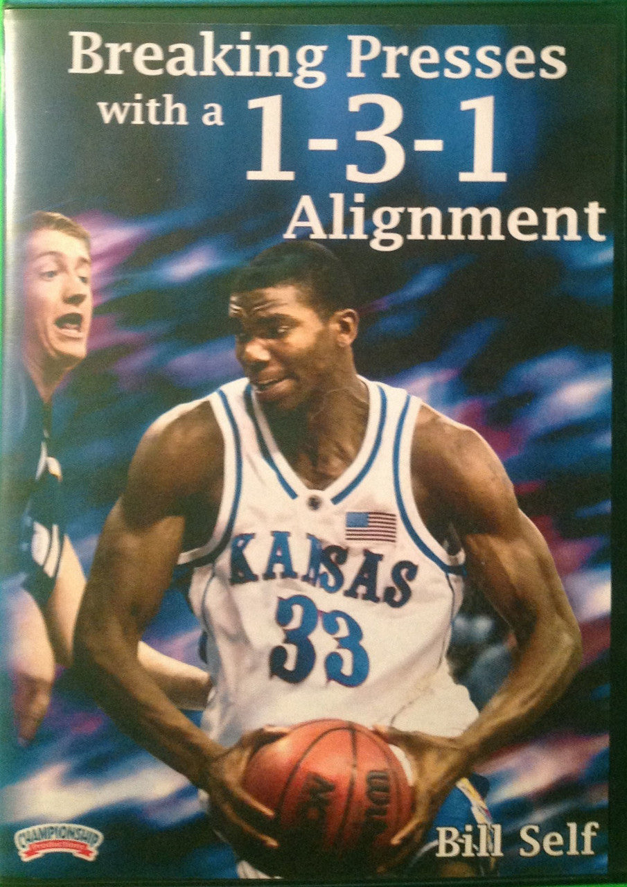 Breaking Presses With A 1--3--1 Alignment by Bill Self Instructional Basketball Coaching Video