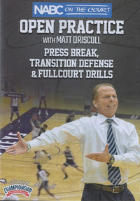 Thumbnail for Press Break, Transition Defense, & Fullcourt Drills by Matt Driscoll Instructional Basketball Coaching Video