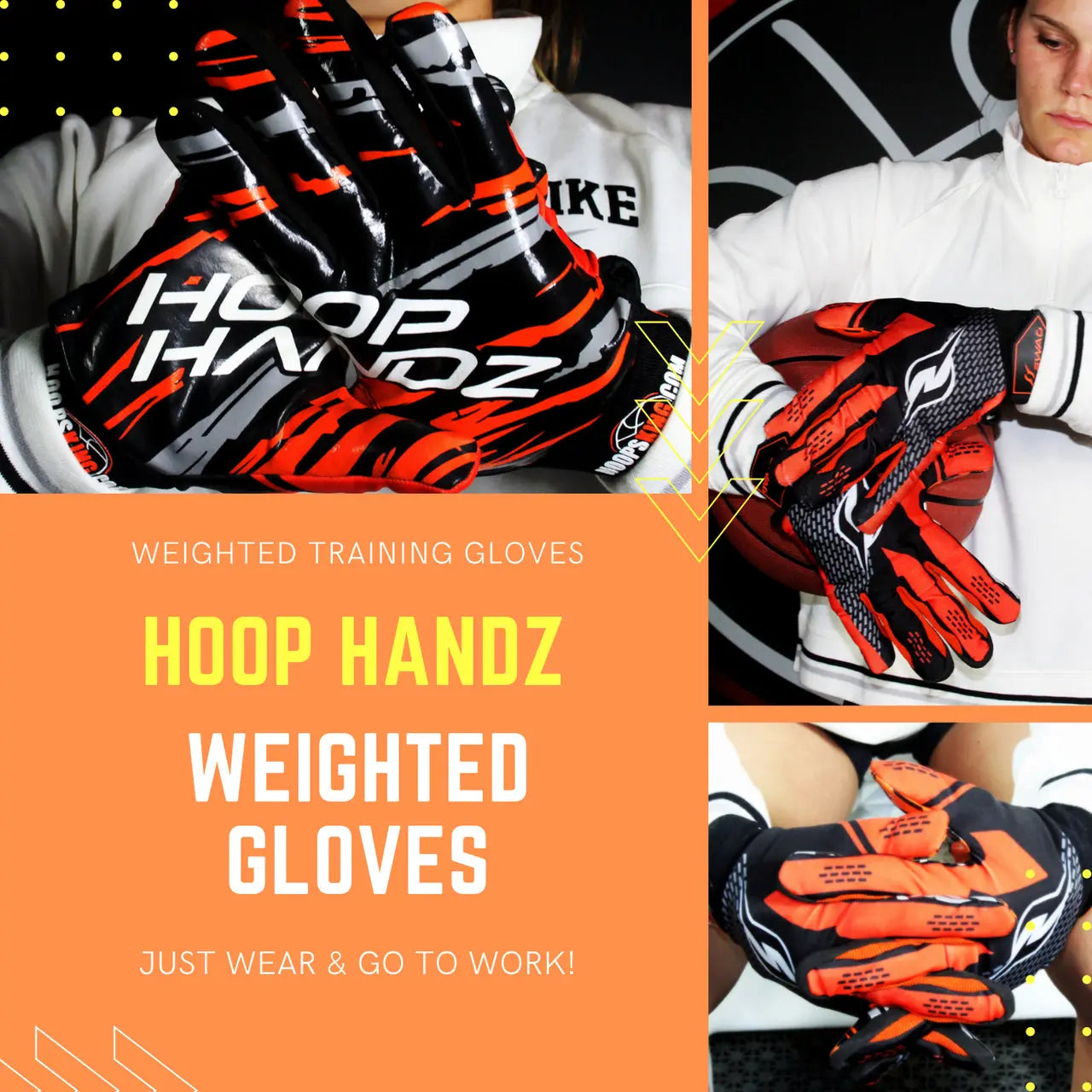 Hoop Handz Weighted Basketball Anti-Grip Training Gloves – HoopsKing