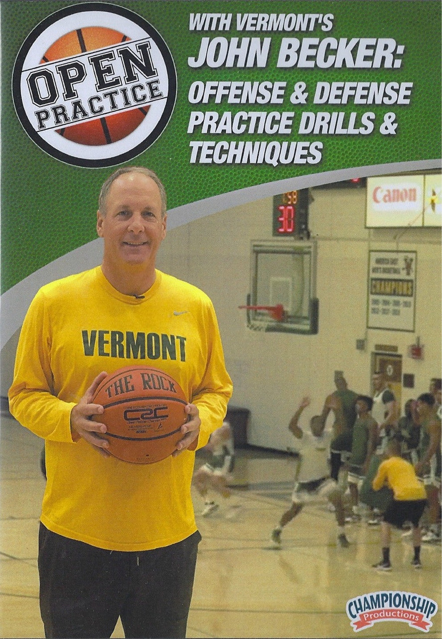 Offense & Defense Practice Drills & Technique by John Becker Instructional Basketball Coaching Video
