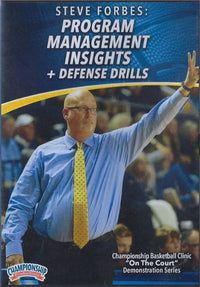 Thumbnail for Basketball Program Management Insights & Defense Drills by Steve Forbes Instructional Basketball Coaching Video
