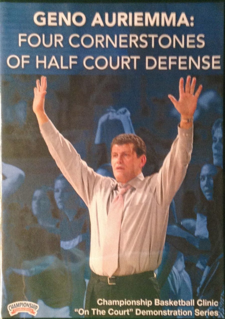 Four Cornerstones Of Half Court Offense by Geno Auriemma Instructional Basketball Coaching Video