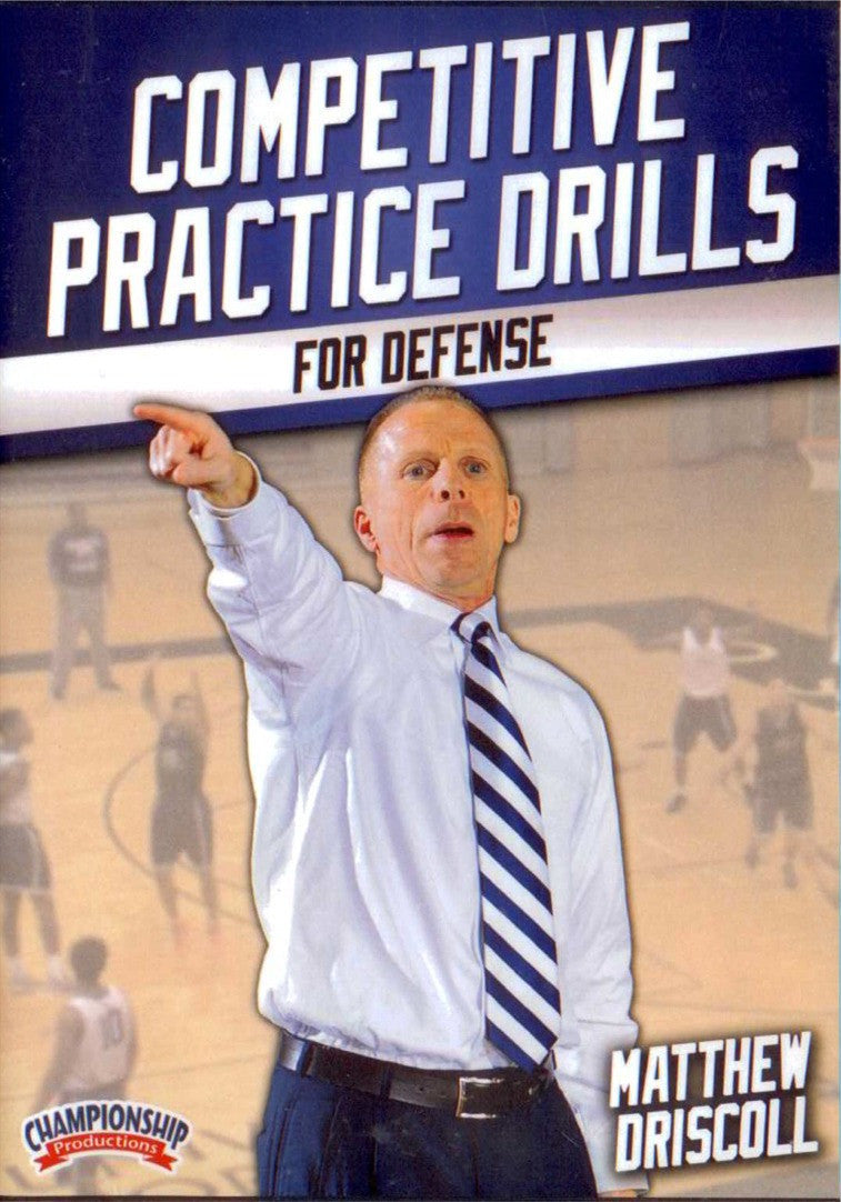 Competitive Practice Drills For Defense by Matt Driscoll Instructional Basketball Coaching Video