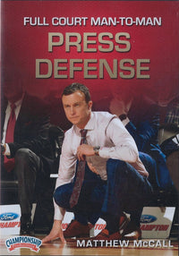 Thumbnail for Full Court Man to Man Press Defense by Matthew McCall Instructional Basketball Coaching Video