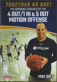 Thumbnail for The Winning Combination Of The 4 Out 1 In & 5 Out Motion Offense by Mike Brey Instructional Basketball Coaching Video
