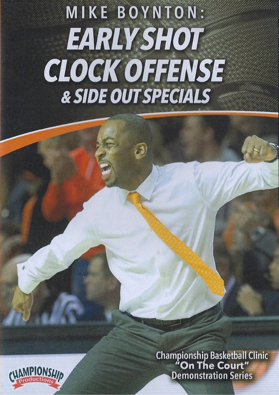 Early Shot Clock Offense & Side Out Specials by Mike Boynton Instructional Basketball Coaching Video