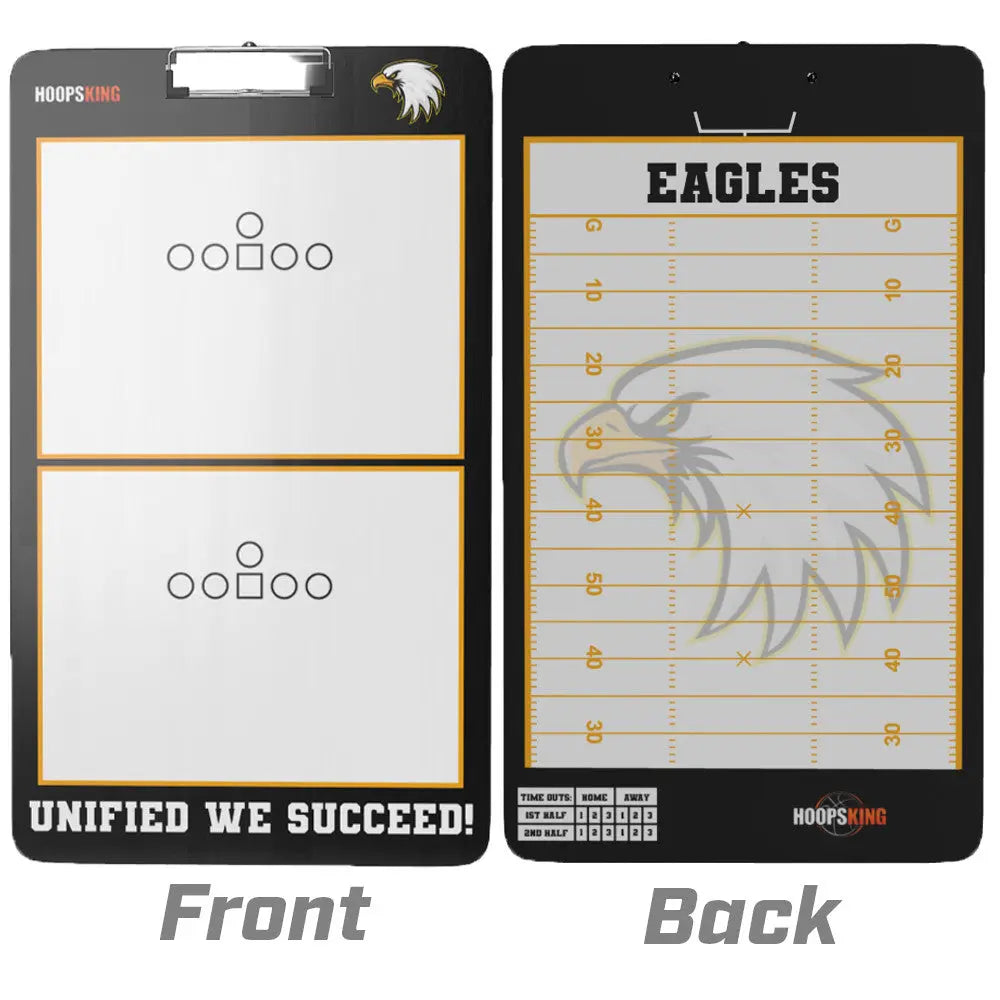 custom football coaching whiteboard