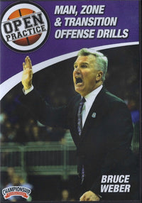 Thumbnail for Man, Zone, & Transition Offense Drills by Bruce Weber Instructional Basketball Coaching Video