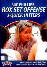 Thumbnail for Box Set Offense Basketball & Quick Hitters by Sue Phillips Instructional Basketball Coaching Video
