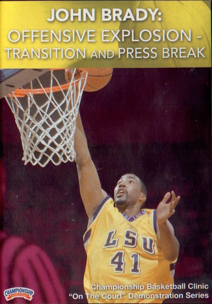 Offensive Explosion--transition And by John Brady Instructional Basketball Coaching Video