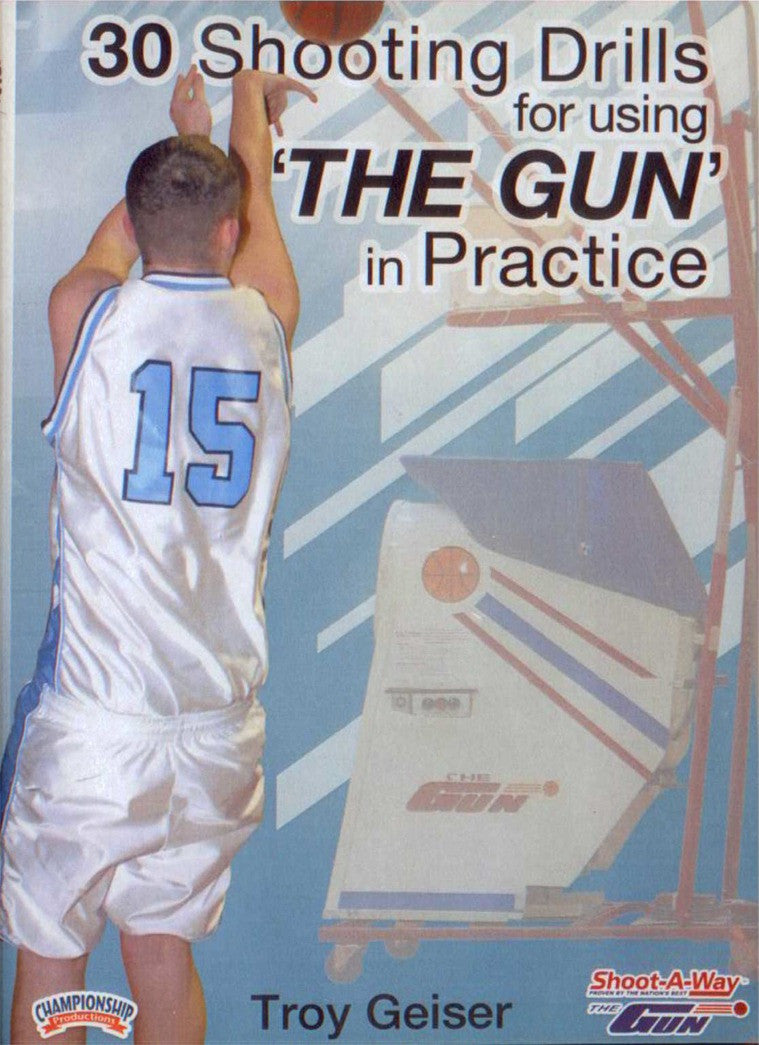 30 Shooting Drills For The Gun by Troy Geiser Instructional Basketball Coaching Video