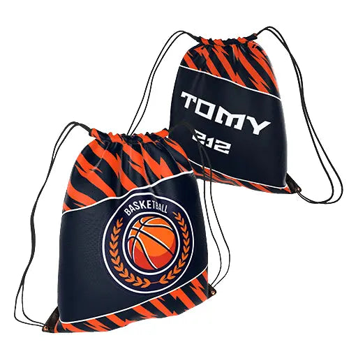 Custom Sublimated Drawstring Bags | Fully Sublimated HoopsKing